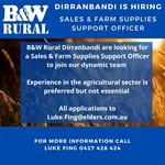 Sales & Farm Supplies Support Officer