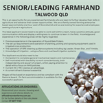 Senior / Leading Farmhand - Talwood