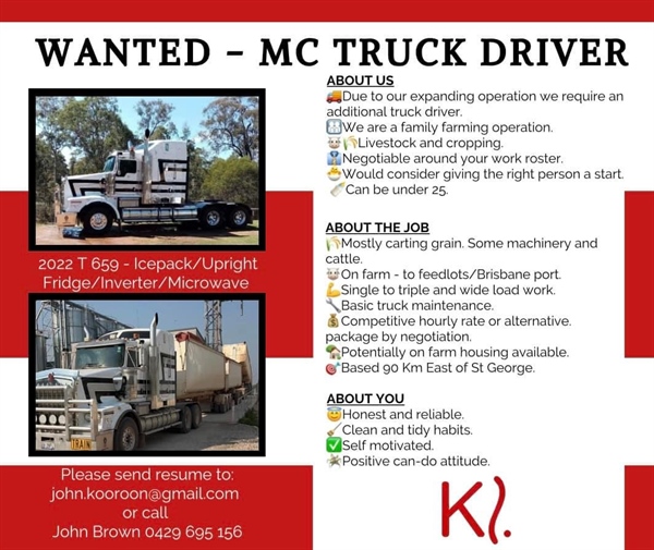 Truck Driver MC - Westmar